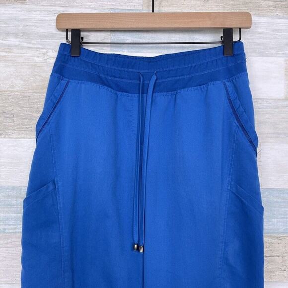 Greys Anatomy Avana Scrub Pants Blue Drawstring 4 Pockets GRP119 Womens Small - Picture 3 of 8
